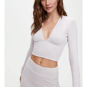 Aritzia Wilfred Free Valeria long sleeve top